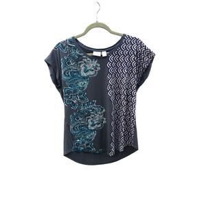 Chico’s size 1 beaded tshirt